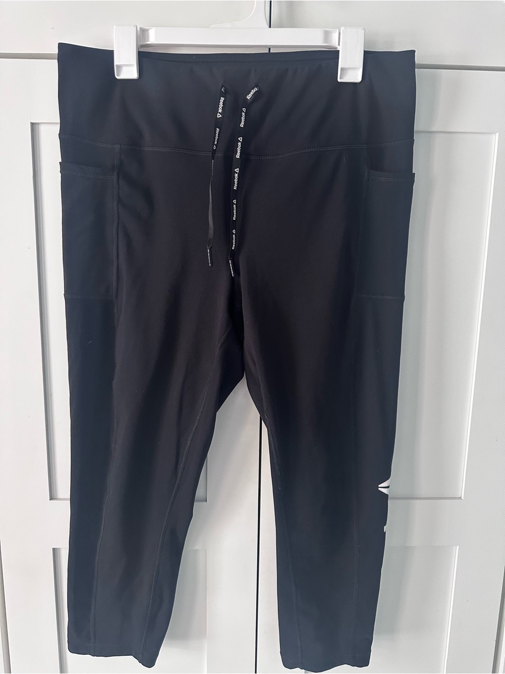 Reebok Black High-Waist Pocket Leggings